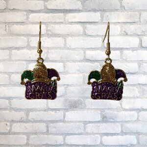 Women's Festive Mardi Gras Earrings